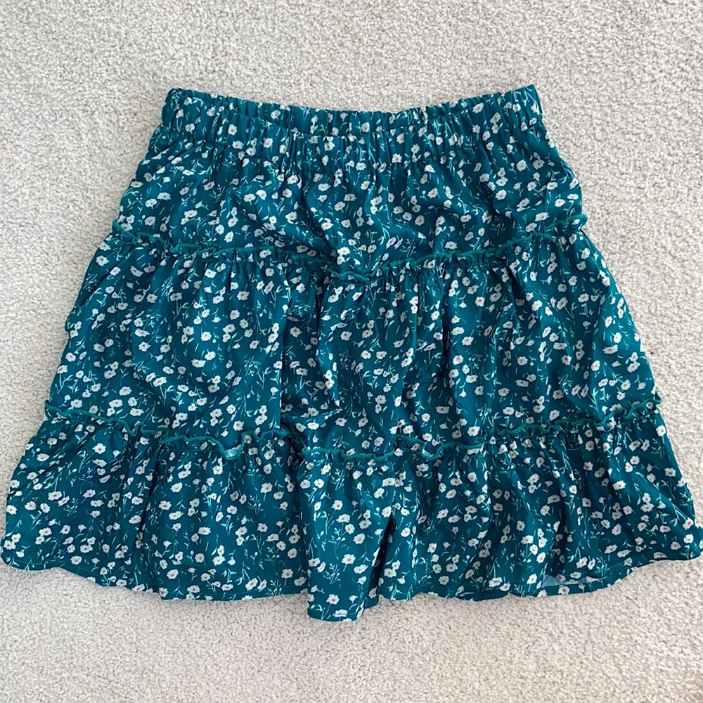 Floral Mini Skirt